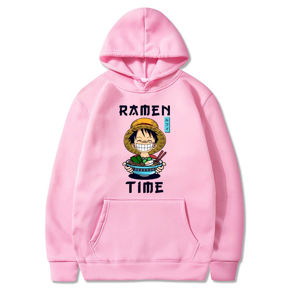 Ramen Time The Luffy  anime Jumper Hoodie II  Sweater Hoodie Trendy II Sweter Oblong Topi Sz M - XL ( Pria &amp; Wanita / Anak &amp; Dewasa )