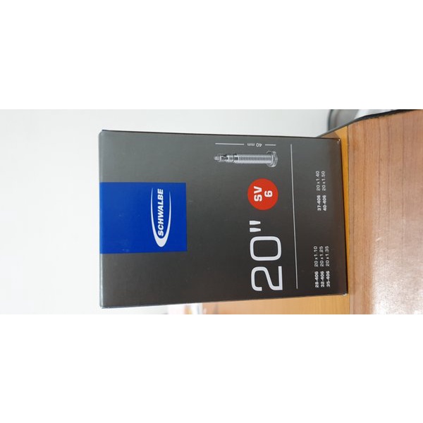 Ban Dalam Schwalbe 20 x 1 125 FV untuk Sepeda Lipat