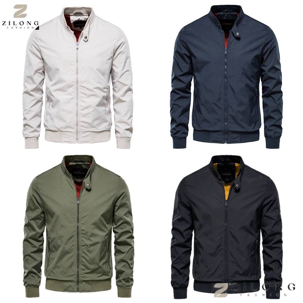 Zilong Dand - jaket Pria Parasut Original Braded Terbaru Bahan Premium Tebal lagi trend model bahan 