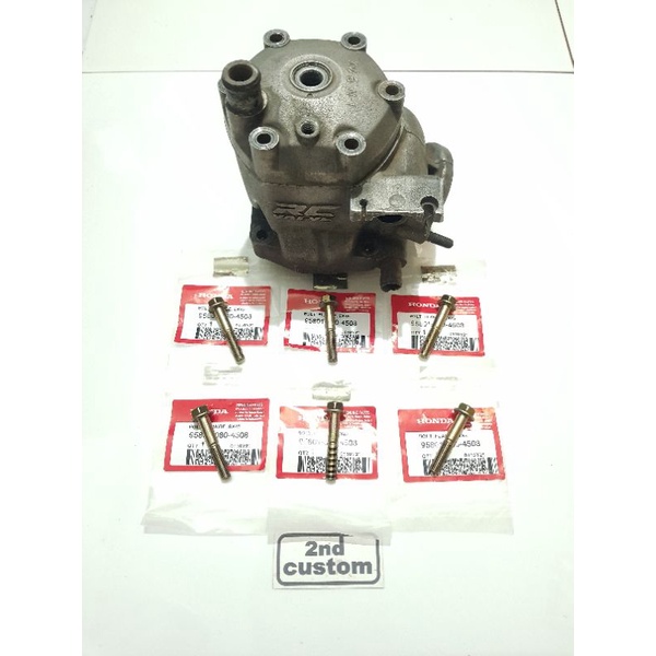 Baut silinder head blok set 6 pcs ori pnp Honda NSR 150 SP RR New FSX Phantom NSR150 NSR150RR NSR150