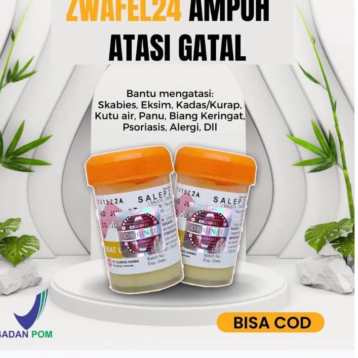((U-6-3 ♫♪> (COD) Salep zwafel 24 original Salep Gatal Ampuh bisa cod