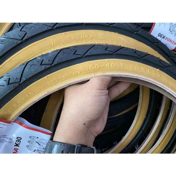 Ban Luar Sepeda Ukuran 20 X 1.95 Kenda Mini Minion Folding Lipat Bmx