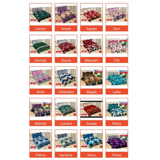 Sprei bonita no 1 uk 180x200 cm motif 2