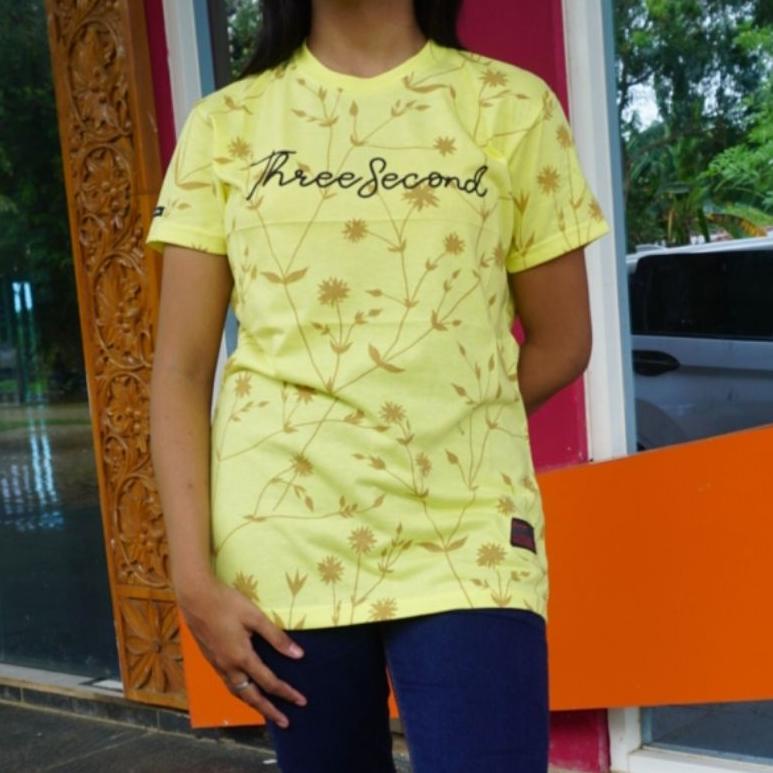 KAOS FULLPRINT PART 1 KAOS 3SECOND KAOS THREE SECOND KAOS WANITA KAOS 3SECOND WANITA KAOS 3SECOND CE