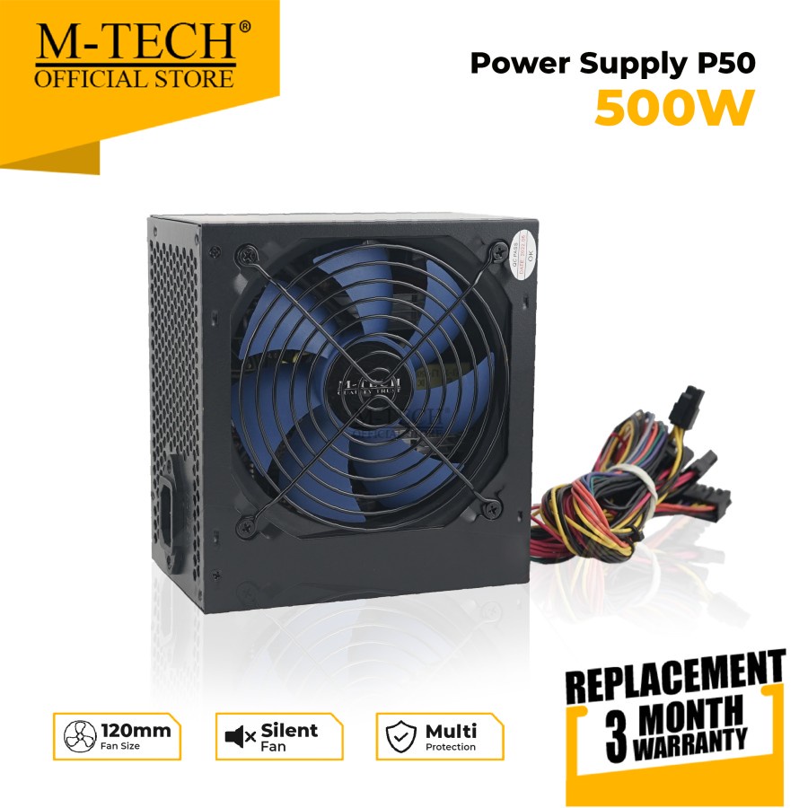 M-TECH ORIGINAL POWER SUPPLY P50 PSU 500W