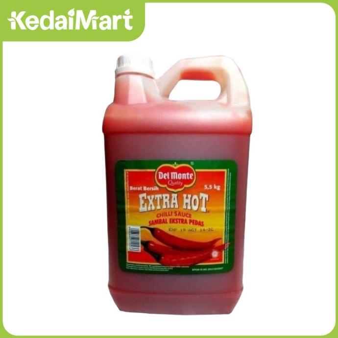 

Saos Sambal Extra Hot Delmonte Jerigen 5,7 Kg
