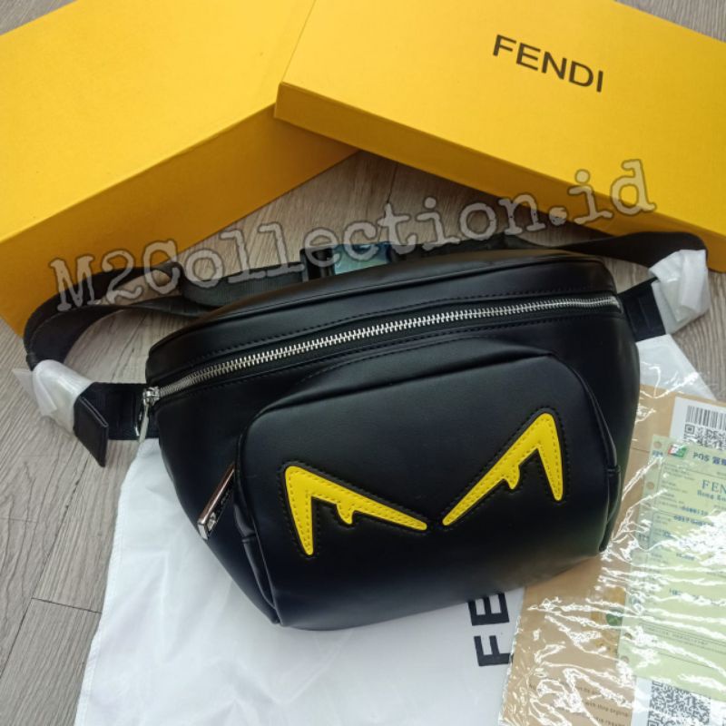 Waistbag Fendi Eyes Diabolic Tas Pinggang Belt Bag Premium Quality