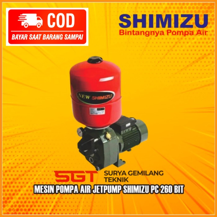 Mesin Pompa Air Shimizu Pc 260 Bit Pompa Jet Pump Shimizu Bergaransi