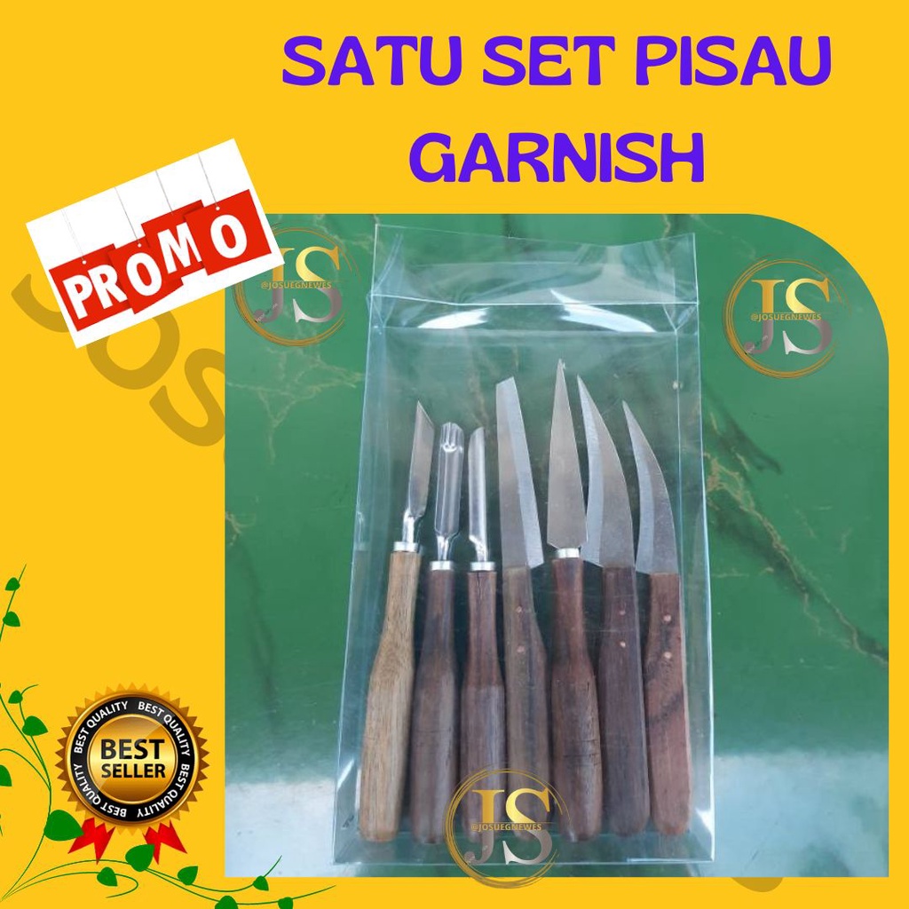 

✞TERMURAH✞ pisau garnish tumpeng 1 set isi 7 terbaru