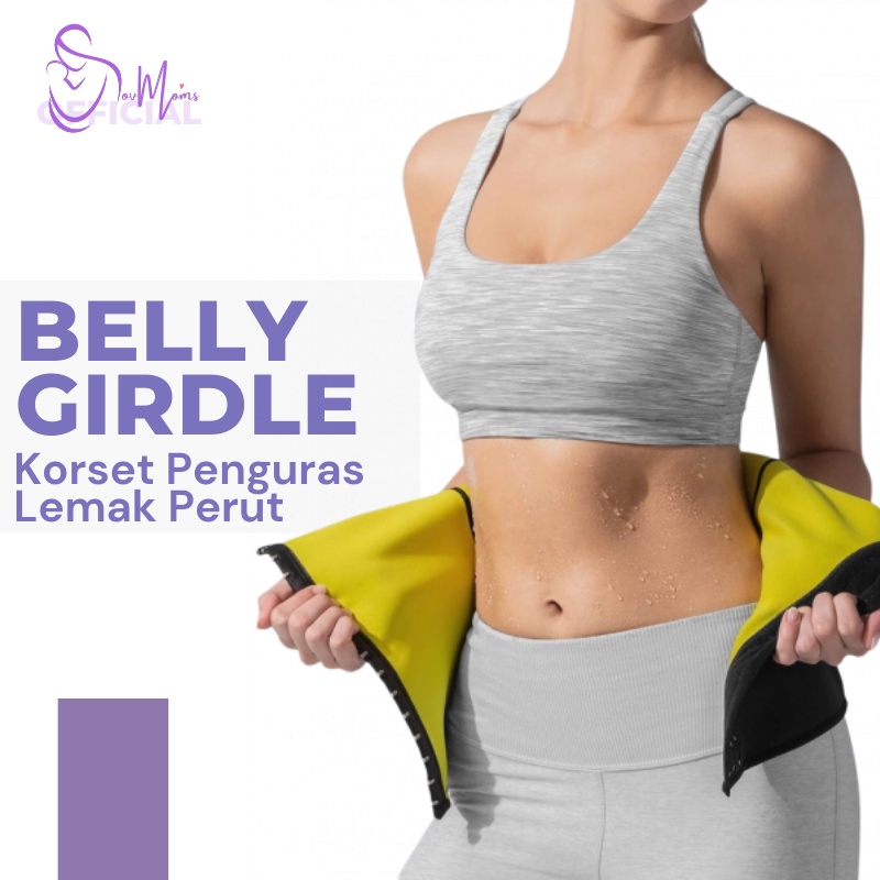 Korset Pelangsing Perut Buncit Cincher Pinggang Hot Shaper Korset Perut Waist CIncher