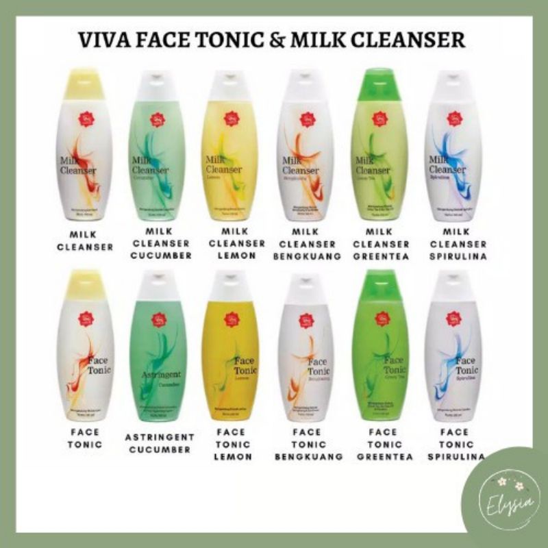 Face Tonic Viva | Milk Cleanser Viva All Varian