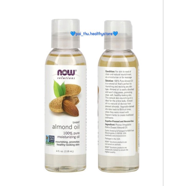 Jual NOW Oil Solution Sweet Almond Oil NOW minyak almond 118ml