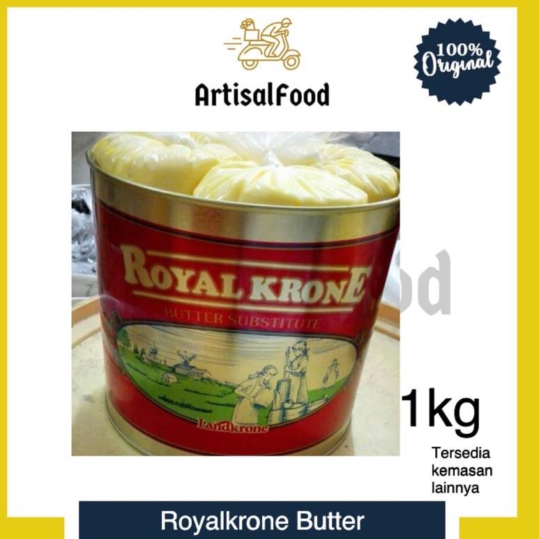 

(Y-Q6Q(✔) Royal Krone Royalkrone Landkrone Butter Mentega 1kg Room Butter kiloan 1 kg terviral