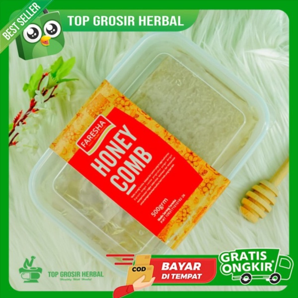 

Jual Madu Madu Asli Berkualitas Healthy Murni Sarang Faresha 500gr Food Honey Comb