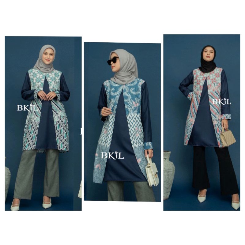 Atasan Batik Wanita Tunik Kartika