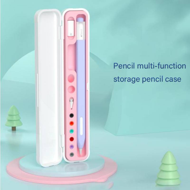 Untuk apple Pensil1Per2 Silikon Lembut Kotak Penyimpanan touch pen storage box Stylus Kotak Penyimpanan