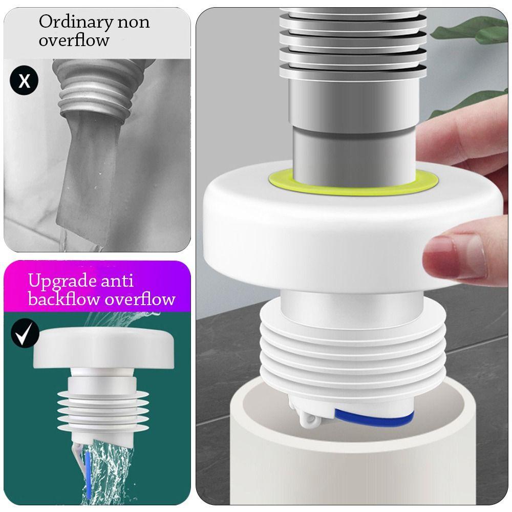 Suyo Floor Drain Aksesori Kamar Mandi Berguna Katup Satu Arah Selokan Shower Drainer Seal Pipa Air Plug