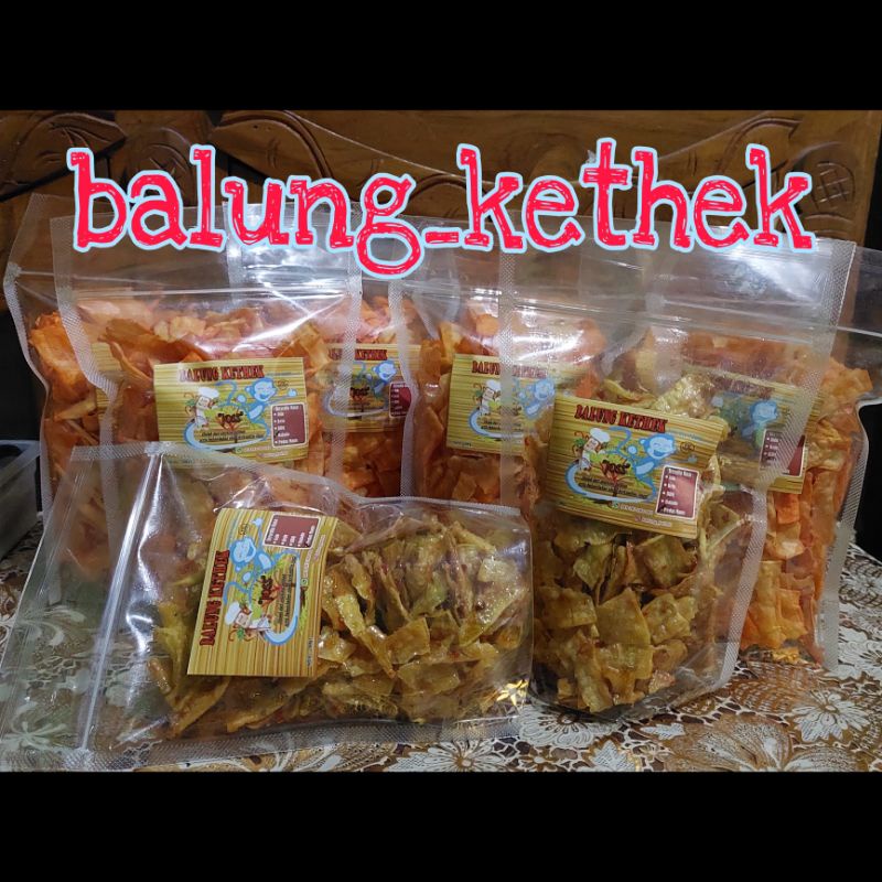 

BALUNG KETHEK/ CAMILAN SINGKONG/ KRIPIK/ BALUNG KUWUK/ MANGLENG