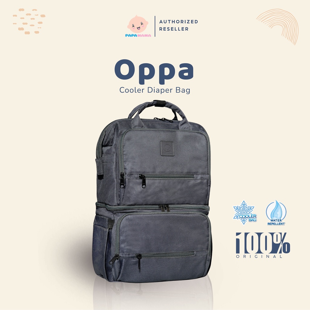 Papamama 3003 OPPA Water REpellent Cooler Diaper Bag 2in1