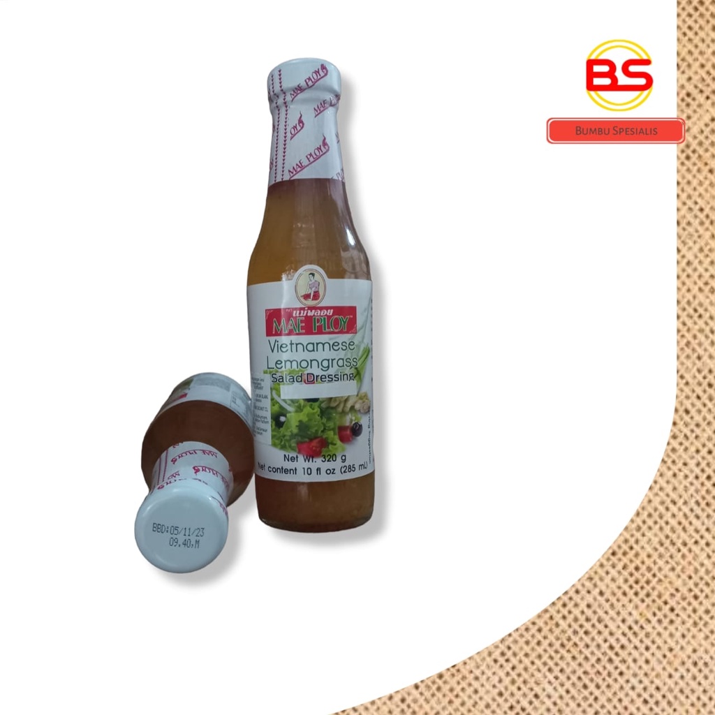 Mae Ploy Vietnamese Lemongrass Salad Dressing / Salad Dressing Dengan Serai 320 gr