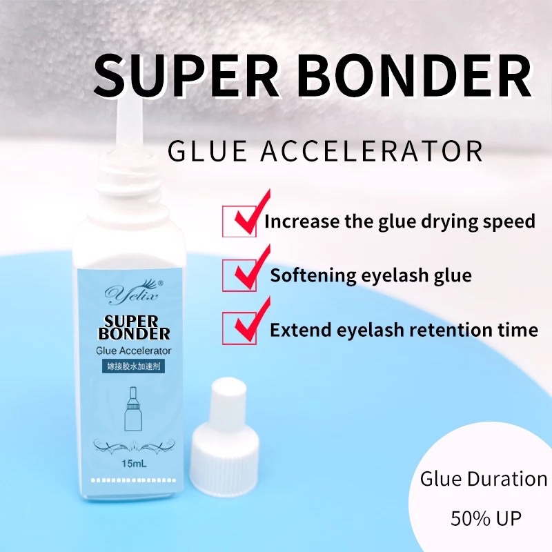 Yelix Super Bonder Glue Accelerator 15ml Perkuat Lem Extansion