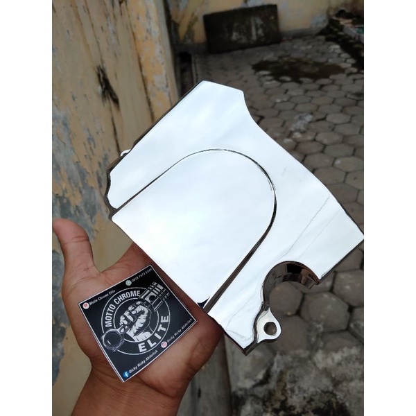 AHM TUTUP GIR DEPAN MEGAPRO HIU LAMA CHROME