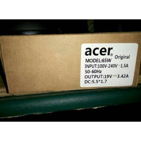 Adaptor Laptop Acer 19V-3,42A Original / Charger Laptop Acer