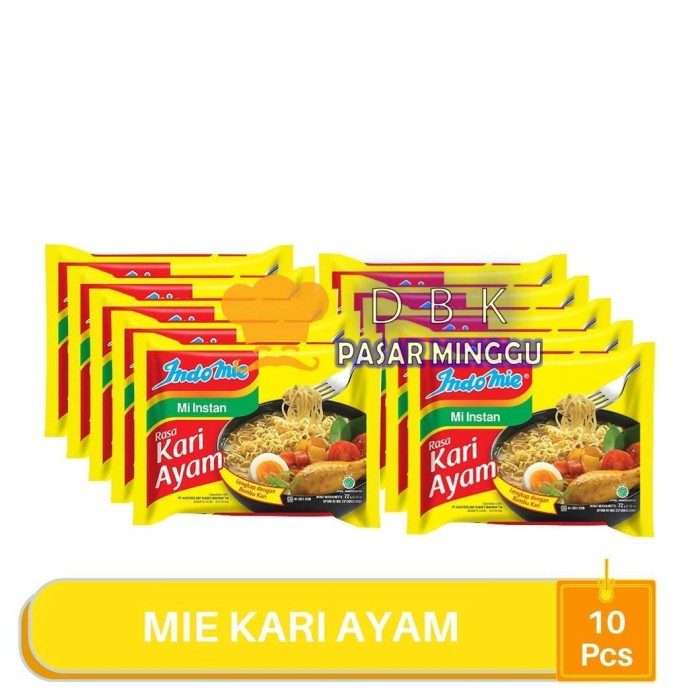 

10pcs - Indomie Kari