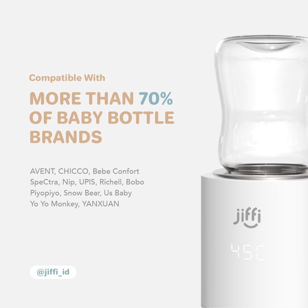 JIFFI Portable Bottle Warmer V2 | Penghangat Susu