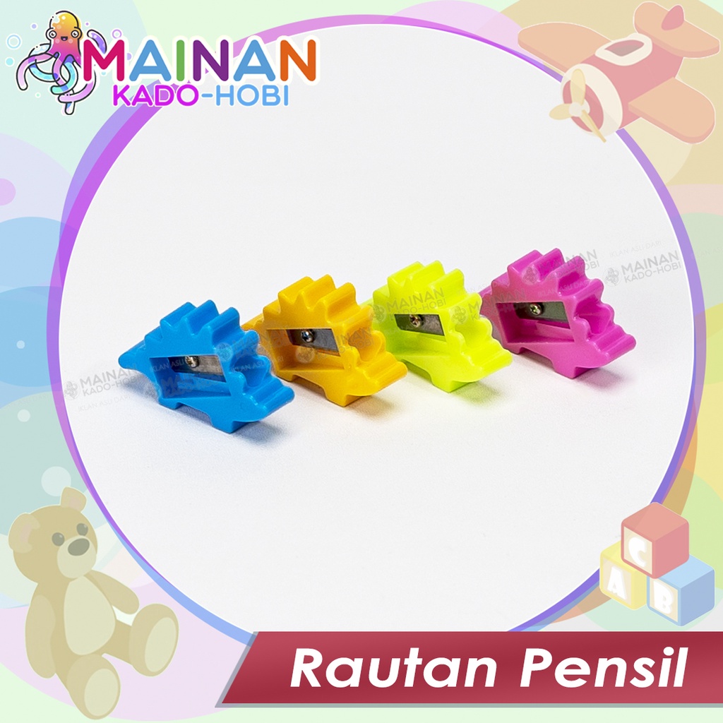 STATIONERY ALAT TULIS SEKOLAH SHARPENER SERUTAN RAUTAN PENSIL KARAKTER LUCU