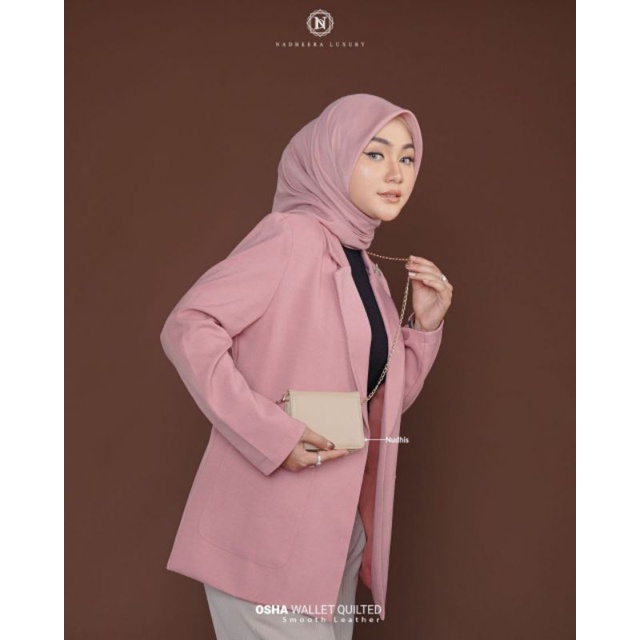 OSHA WALLET QUILTED by Nadheera luxury