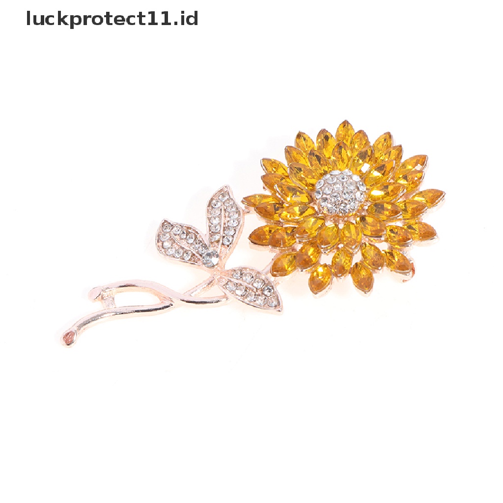 /Fashion Hot// Fashion// 1PC Bunga Matahari Bros Wanita Pria Bunga Pernikahan Kantor Brooch Pin Hadiah.