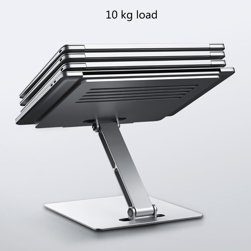 Zzz Stand Laptop Tinggi Adjustable Platform Riser Aluminium Ergonomis Untuk Thinkplus