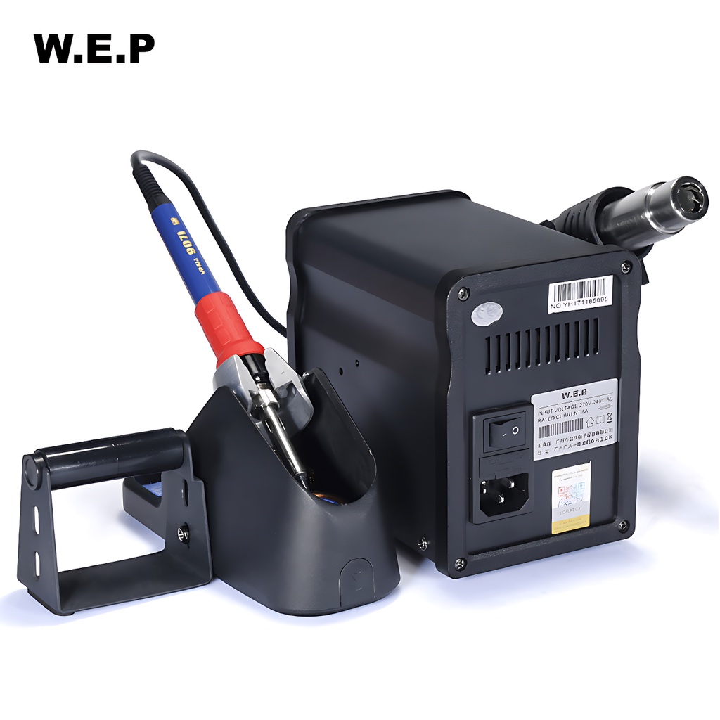 WEP Hot Air Blower Uap + Soldering 2 in 1 995D+ Hitam Original