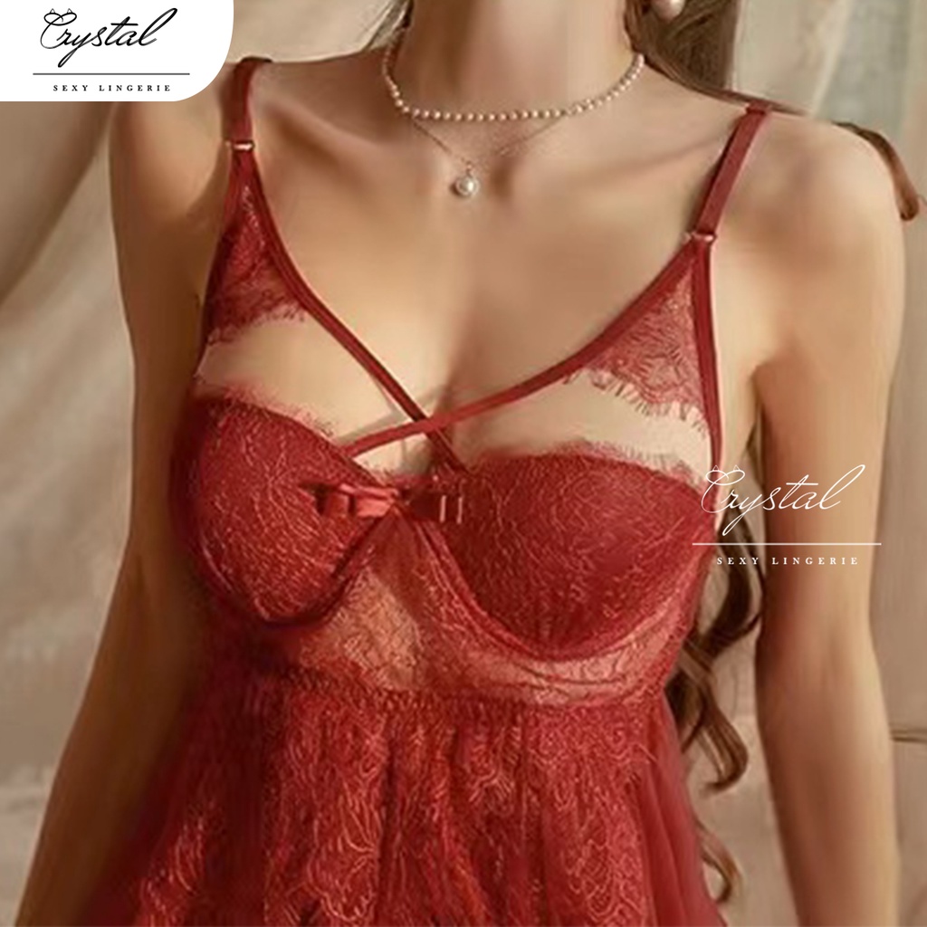 Lingerie Dress cup bra Sexy/ Baju Tidur Sexy Wanita / Sleepwear Sexy Wanita / Seserahan 154