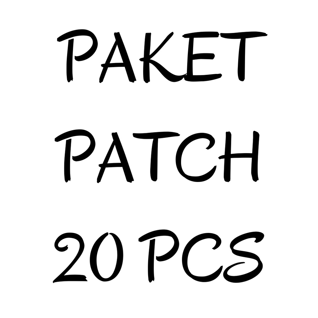 patch emblem mini 20pcs