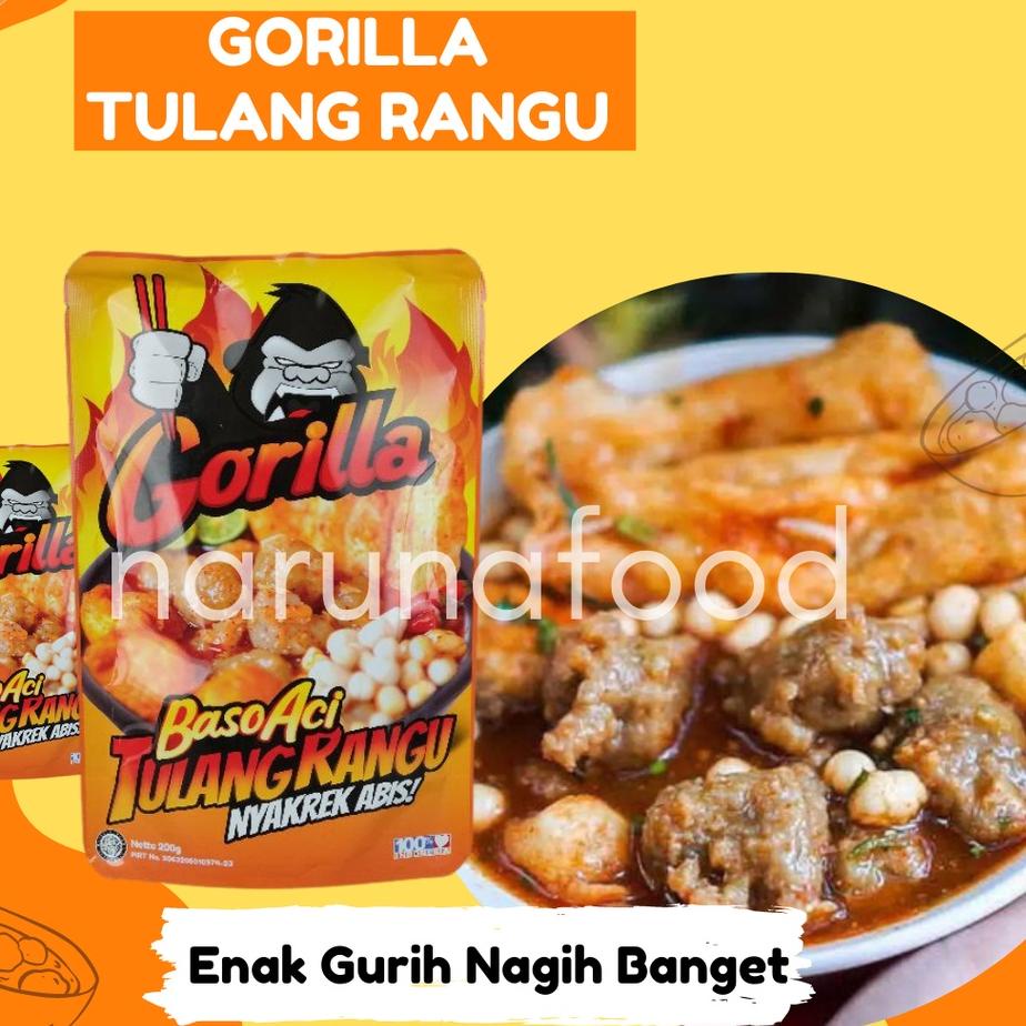 

⇏ PROMO 11 . 11 Baso Aci Instan Gorilla Gledek Pedas Gila Baso Aci Gorilla Tulang Rangu bakso aci baso aci tulang rangu makanan instan halal makanan pedas makanan viral ready ㊤