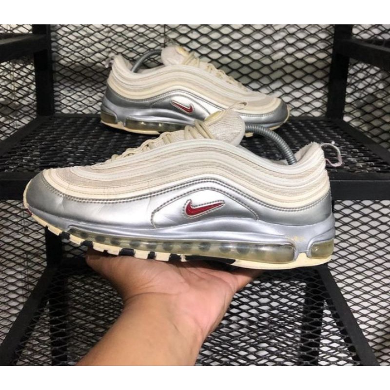 SEPATU SECOND BRANDED || NIKE AIR MAX 97 METALIC