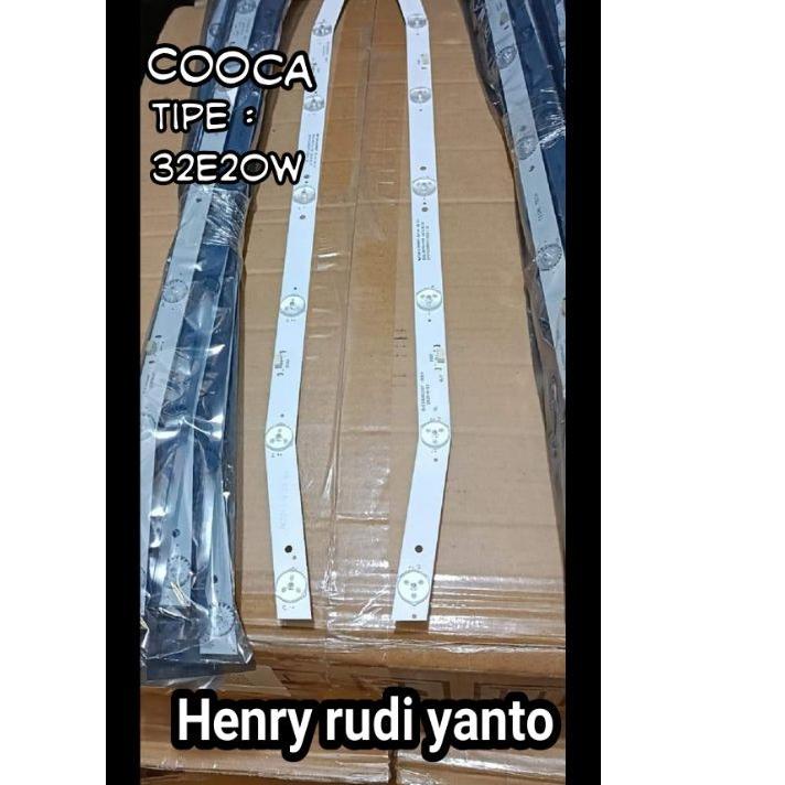 Harga Bersahabat BACKLIGHT LCD LED TV COOCA 32E20W 6 VOLT 7 KANCING 7 LED COOCAA