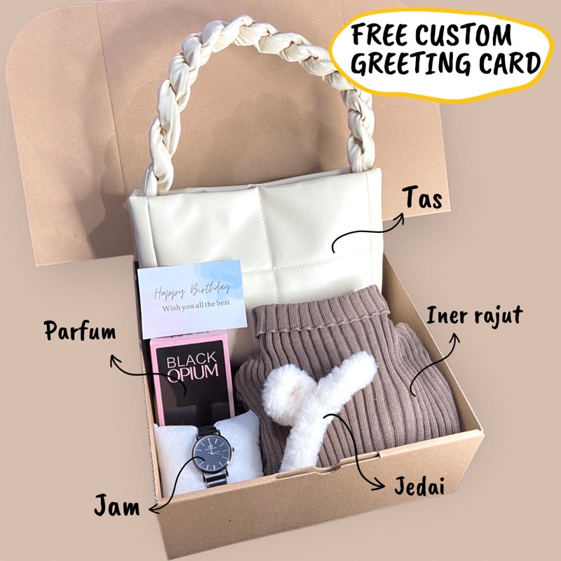 

[KDW043] TAS FUFFY KADO OUTFIT WANITA INER RAJUT GIFTBOX HAMPERS NATAL VALENTINE ANNIVERSARY