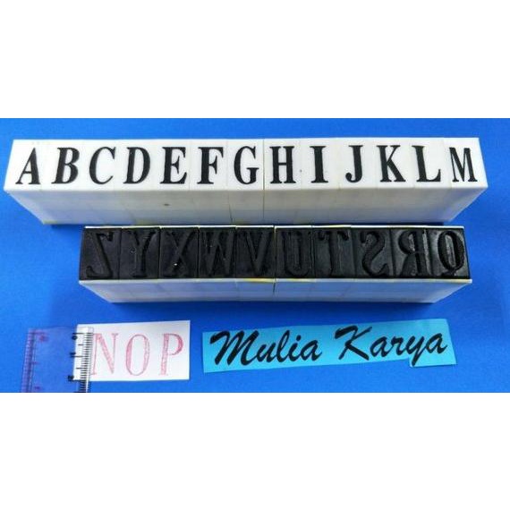 

Terlaris Stempel Huruf A sd Z uk 13 mm Printing Kit Termurah