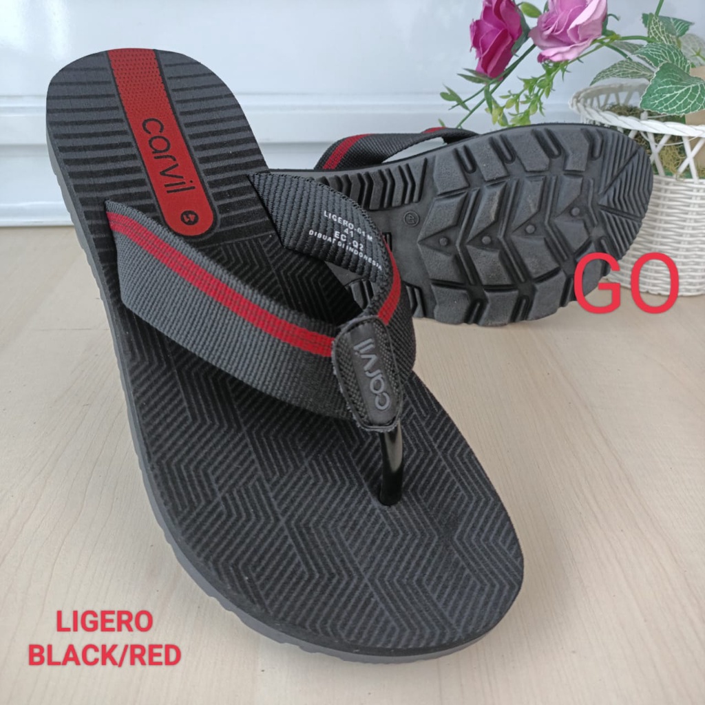 Gos CARVIL Sandal 39-43 Jepit Cowok Anti Selip Ant ORIGINAL keren Sandal Jepit Pria CARVIL Anti Air Ringan AwetTerbaru