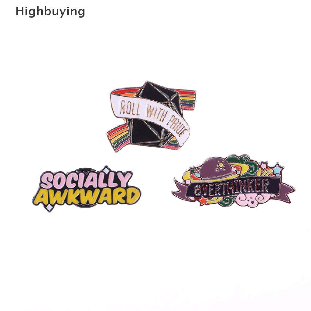 Hbid Kreatif Enamel Pin Kerah Lencana Pin Enamel Bros Lucu Fashion Perhiasan Alloy Aksesoris Pakaian Tetesan Minyak Bros Hadiah Glory