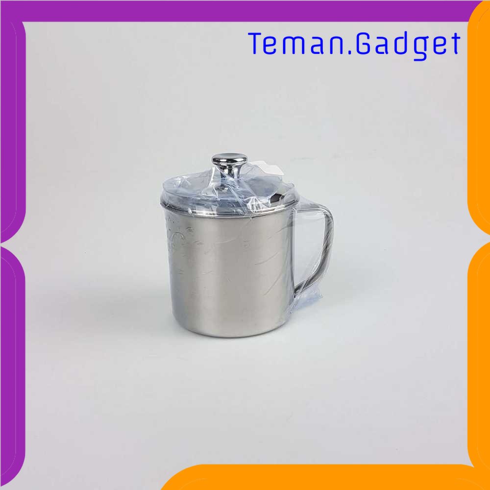 TG - DPR TTLIFE Gelas Kopi Teh Bir Model Tutup Mug Cangkir Stainless 450ml - B45