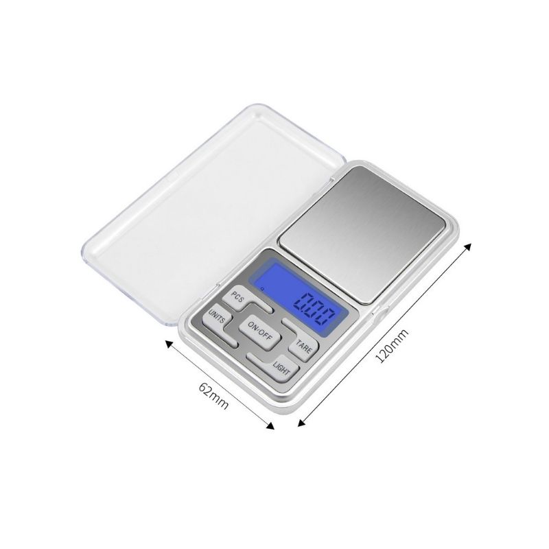 US222 Timbangan Digital Emas Berlian / Pocket Scale Mini 500gr 500 gram gr g alat ukur LCD By Toko Haji Usman