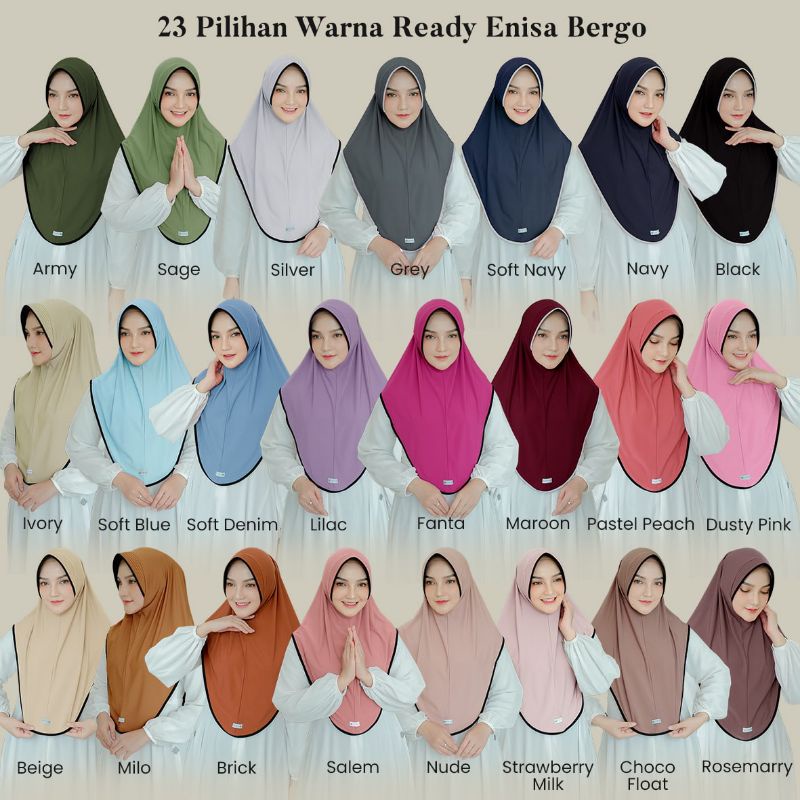 ENISA BERGO BY ALYA HIJAB BY NAJA