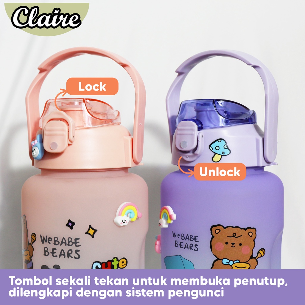 BOTOL MINUM We Babe bears 2L / BOTOL VIRAL WBB / BOTOL WBB TERBARU