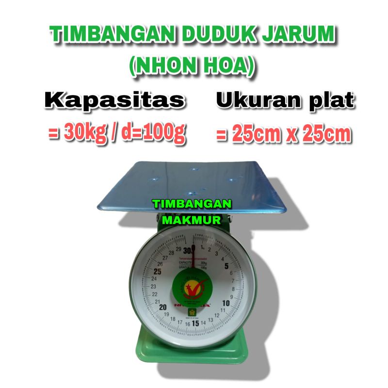 Timbangan Duduk Jarum Nhon Hoa 30kg