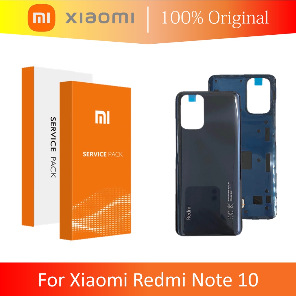 [ CHECK.ID ] BACKDOOR BACK COVER CASING XIAOMI REDMI NOTE 10 / NOTE 10S ORIGINAL