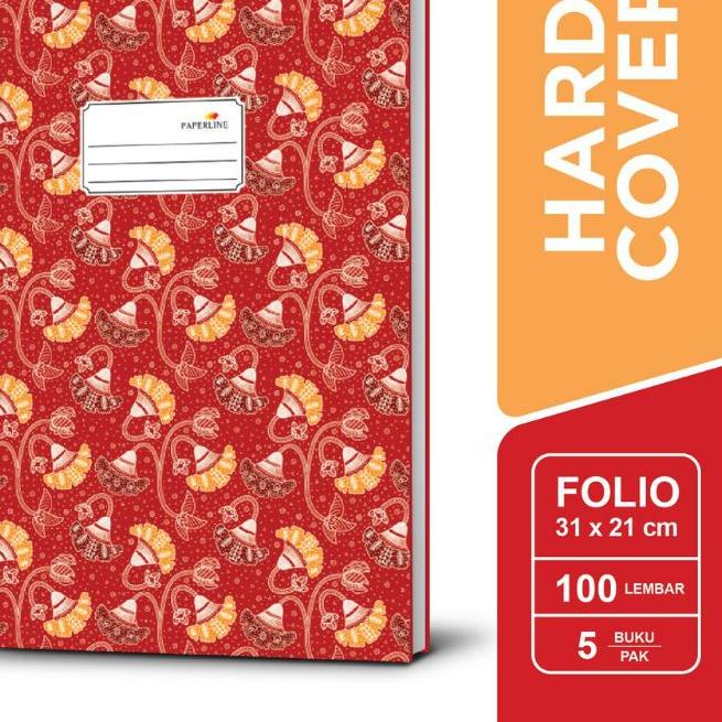 

Langsung Kirim Buku Hardcover Folio Paperline 100 lembar ( 1buku ) DS2D!